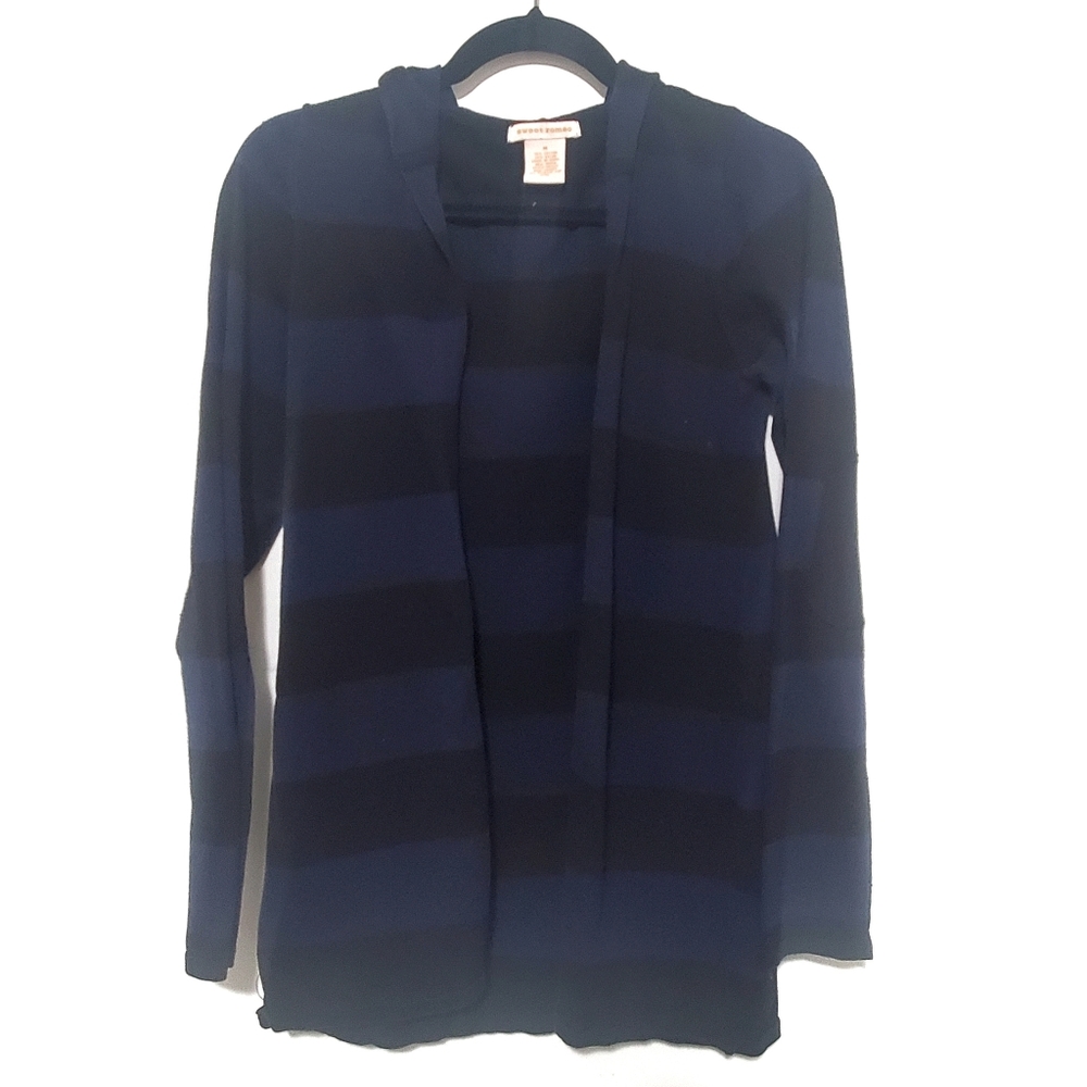 Sweet Romeo hooded cardigan sweater